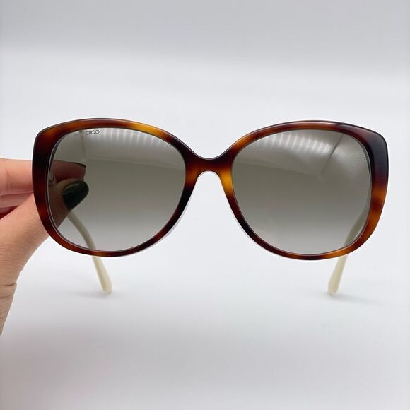 JIMMY CHOO Sunglasses ALY/F/S 086 Havana Cat Eye Women NEW main image 10